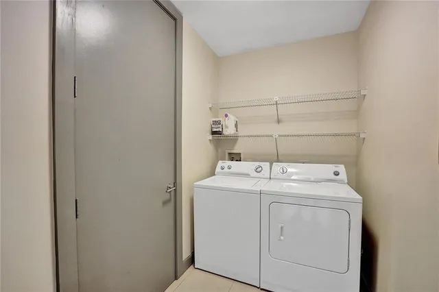 a view of a bathroom with a shower