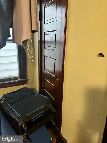 a room with a workspace