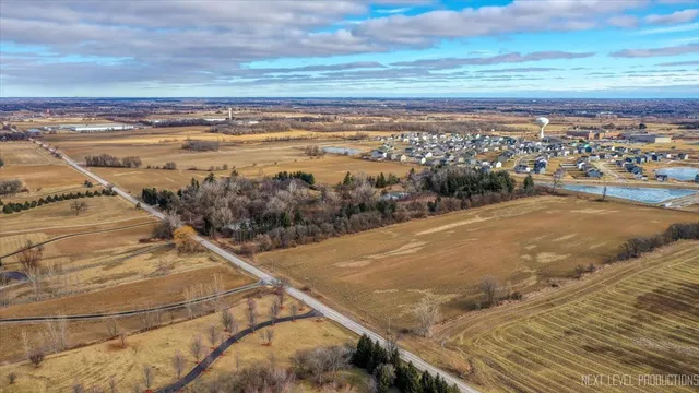 a view of an ocean and beach
