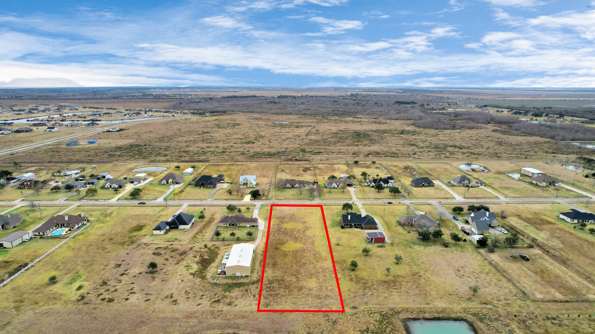 7419 Augusta Lane Rosharon, TX 77583 - Photo 20 of 35 an aerial view of residential houses with outdoor space