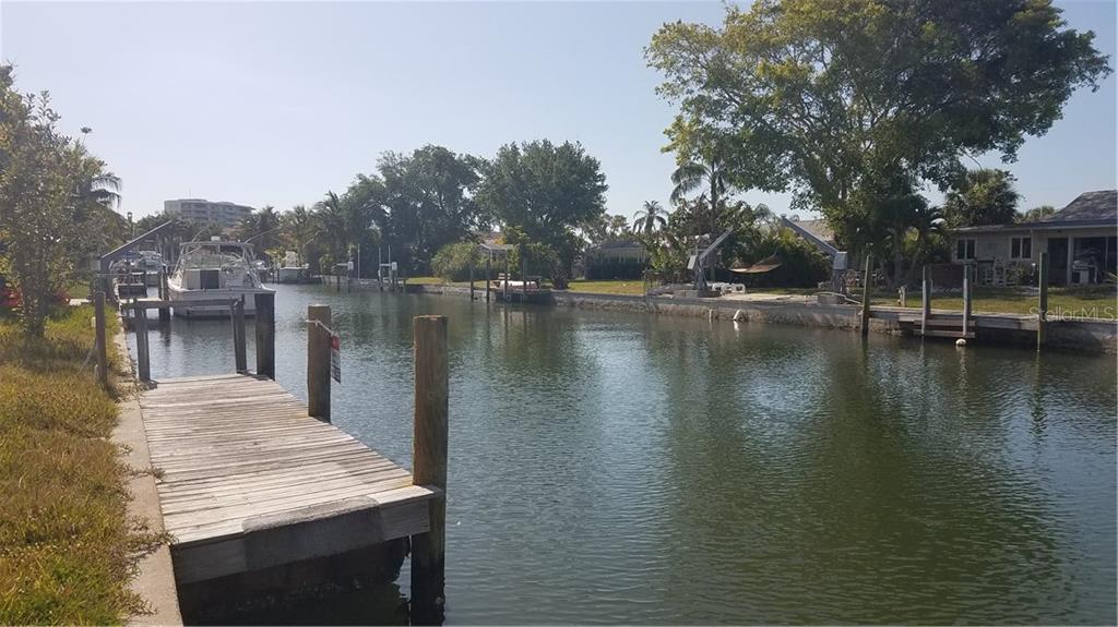 1609 Ridgewood Lane Sarasota, FL 34231 - Photo 1 of 1 West along canal showing dock