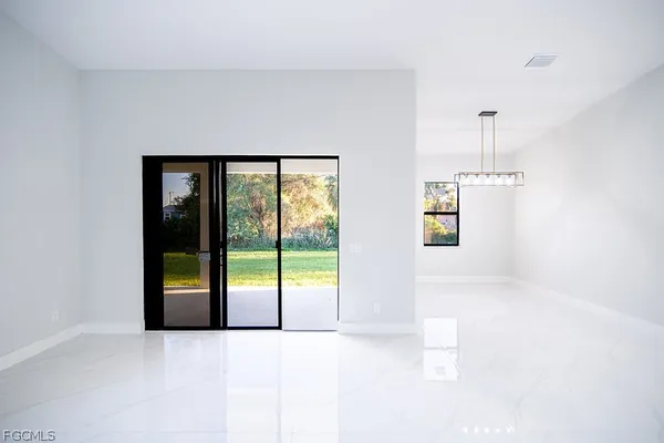 a view of an empty room with window
