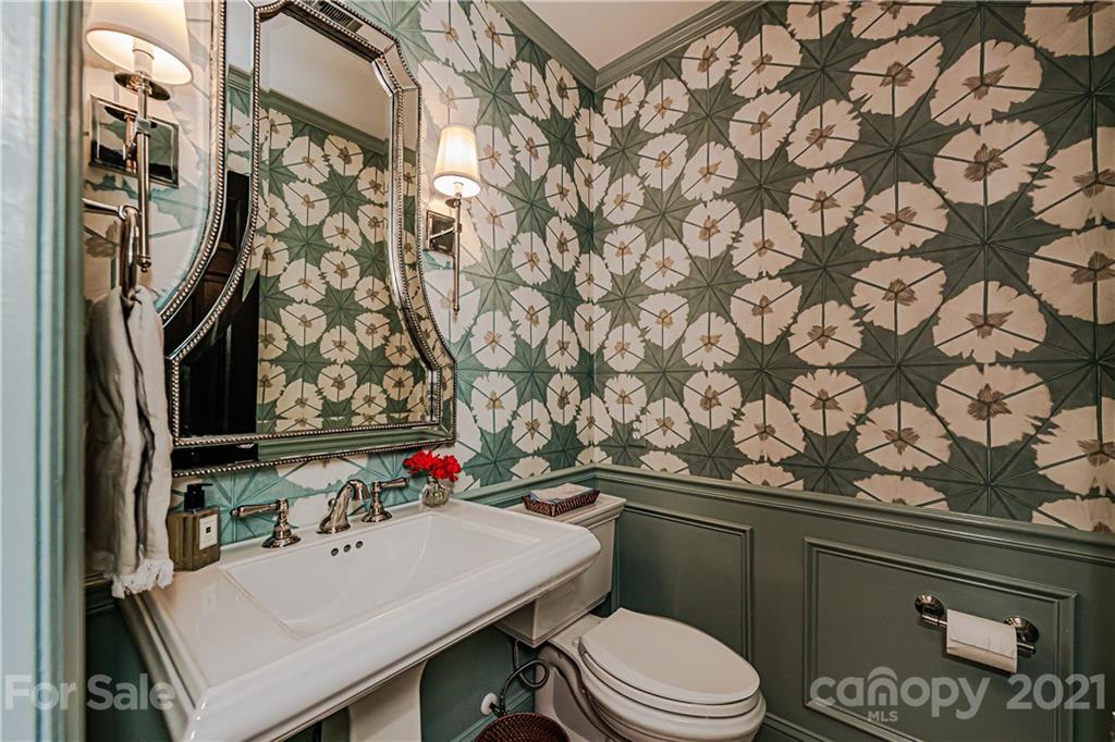 2831 Wickersham Road Charlotte, NC 28211 - Photo 28 of 47 a bathroom with a sink a toilet and shower