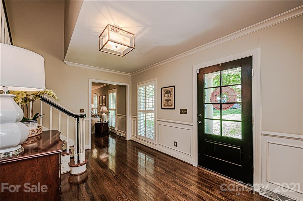 2831 Wickersham Road Charlotte, NC 28211 - Photo 4 of 47 a view of entryway with wooden floor