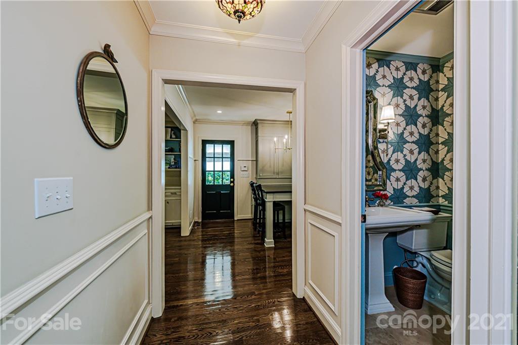 2831 Wickersham Road Charlotte, NC 28211 - Photo 37 of 47 wooden floor in a gallery