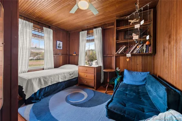 a room with furniture and windows