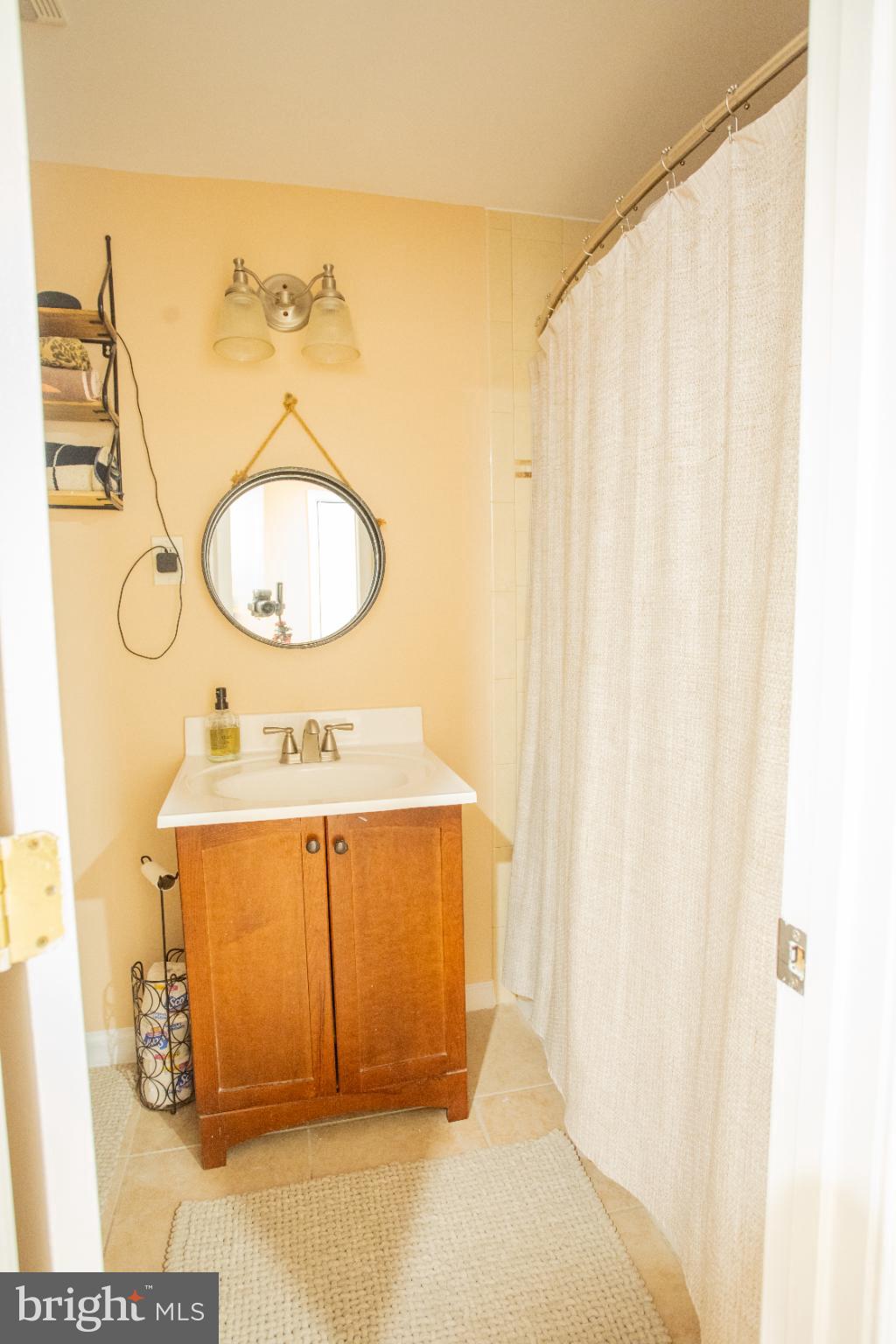3913 Q Street Southeast Washington, DC 20020 - Photo 17 of 31 a bathroom with a sink and a mirror