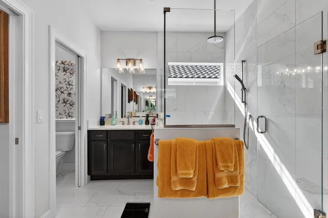 a view of a city with an ocean