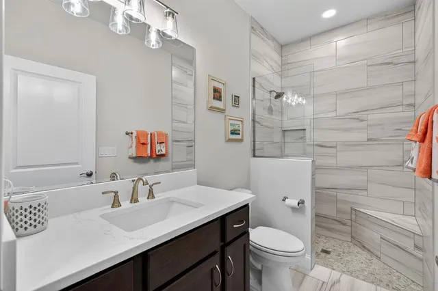 a view of an ocean and beach