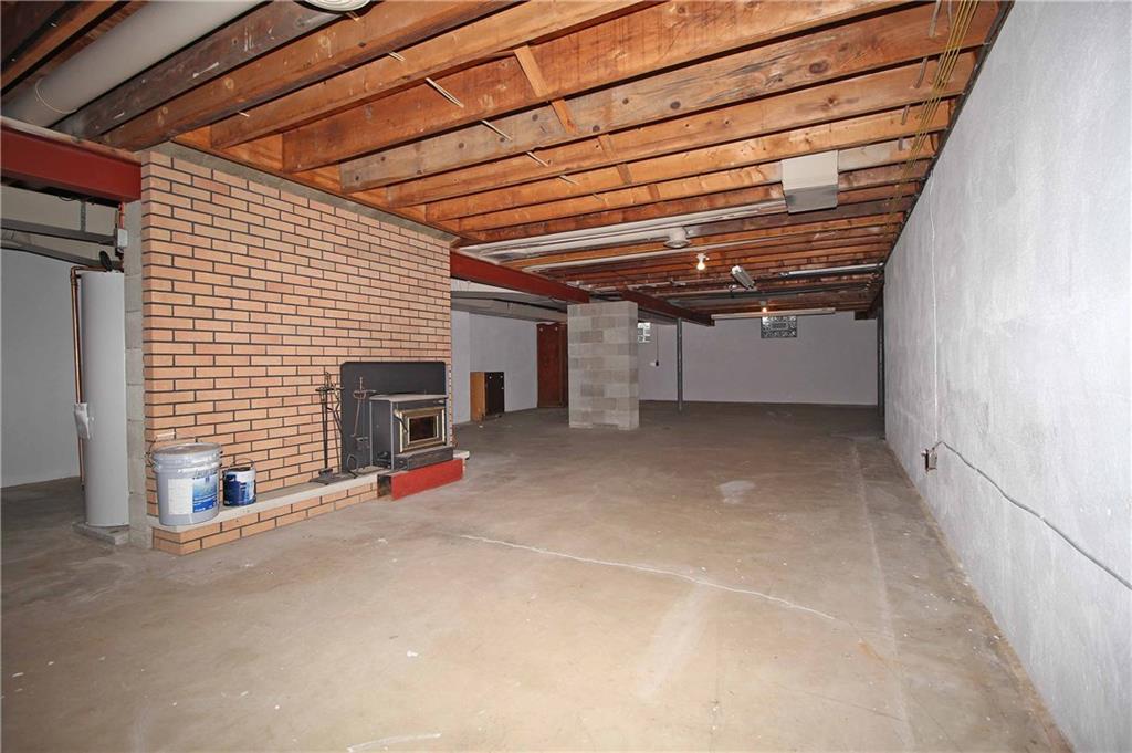 258 Douglass Road Beaver Falls, PA 15010 - Photo 19 of 25 Very Large Lower Level with a Woodburner and Potential Bowling Alley. HaHa