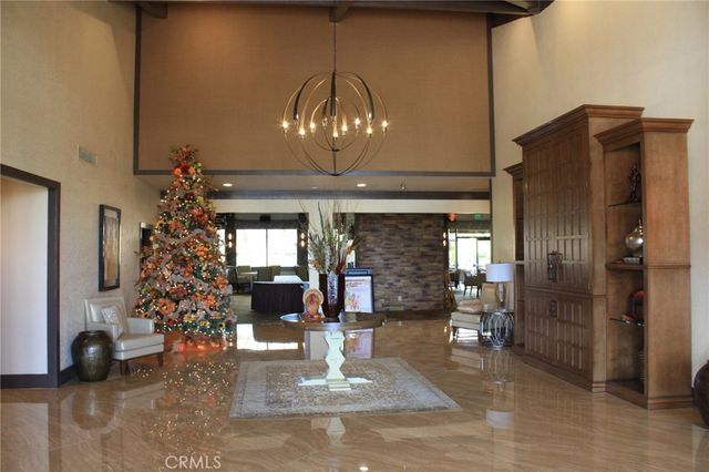 a view of a livingroom with a chandelier