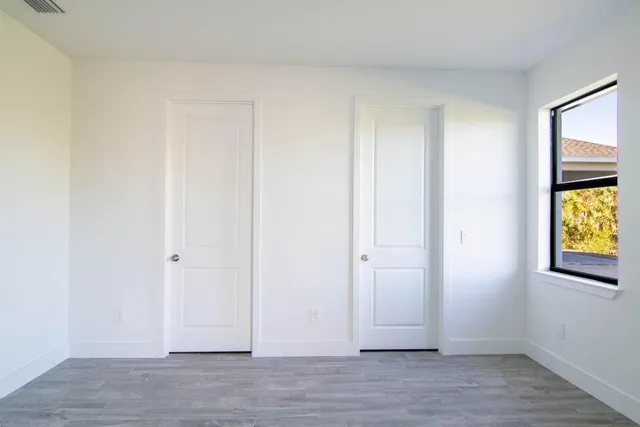 a view of empty room
