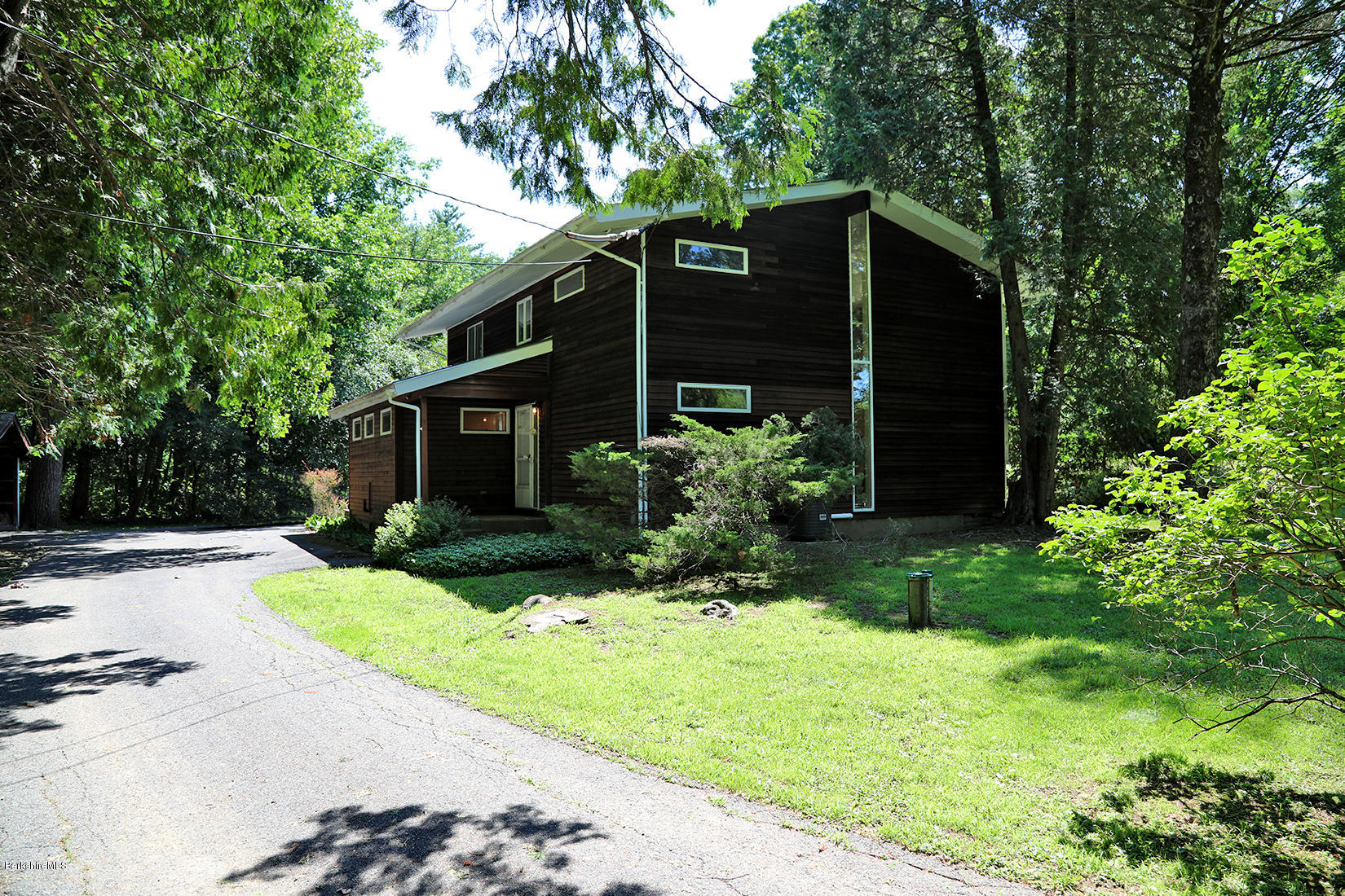 13 Hill Road Stockbridge, MA 01262 - Photo 26 of 27 a front view of house with yard and green space