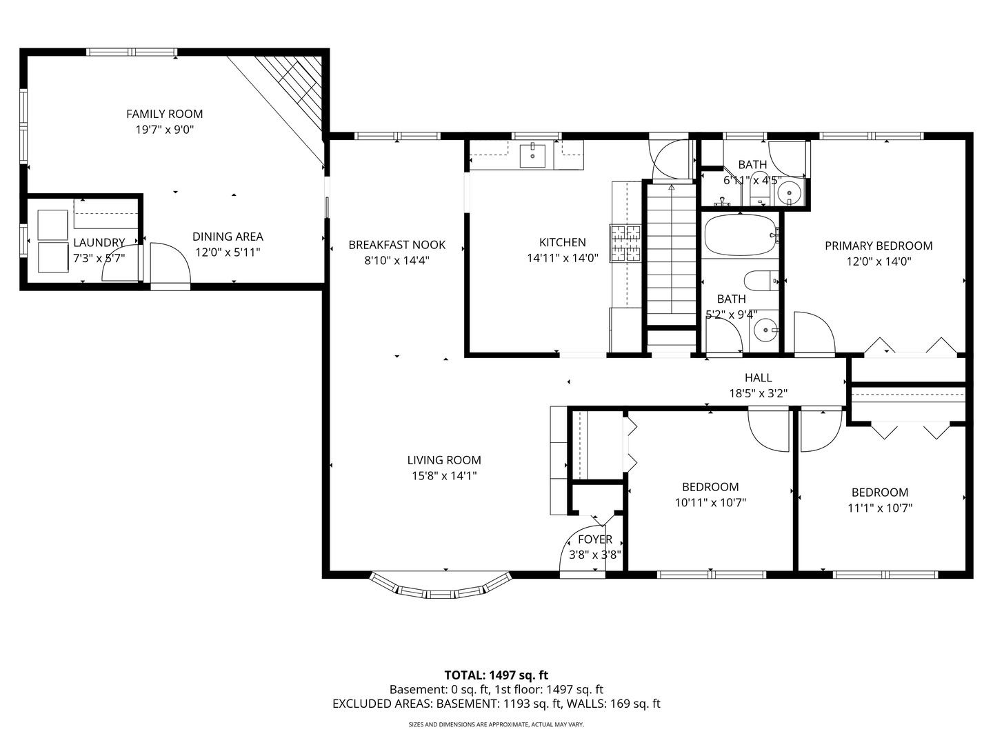 494 Flint Trail Carol Stream, IL 60188 - Photo 30 of 37 a picture of a floor plan