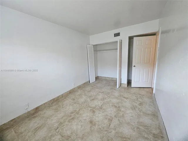 a bathroom with a white door
