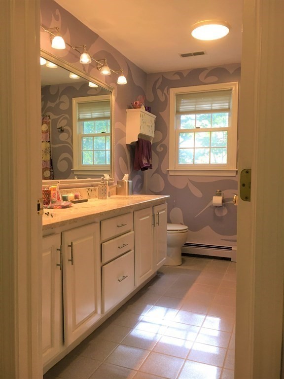 9 Virginia Ridge Road Sudbury, MA 01776 - Photo 33 of 40 a bathroom with a sink mirror and a bathtub