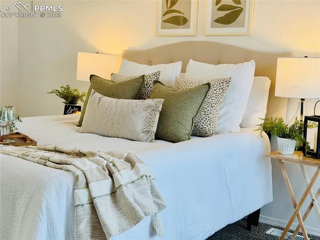 a vase with flowers on it