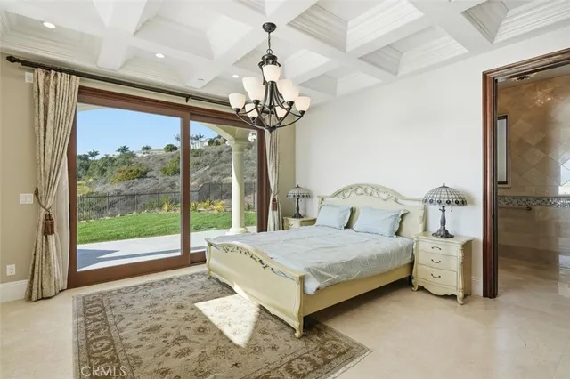 a view of a balcony with wooden floor