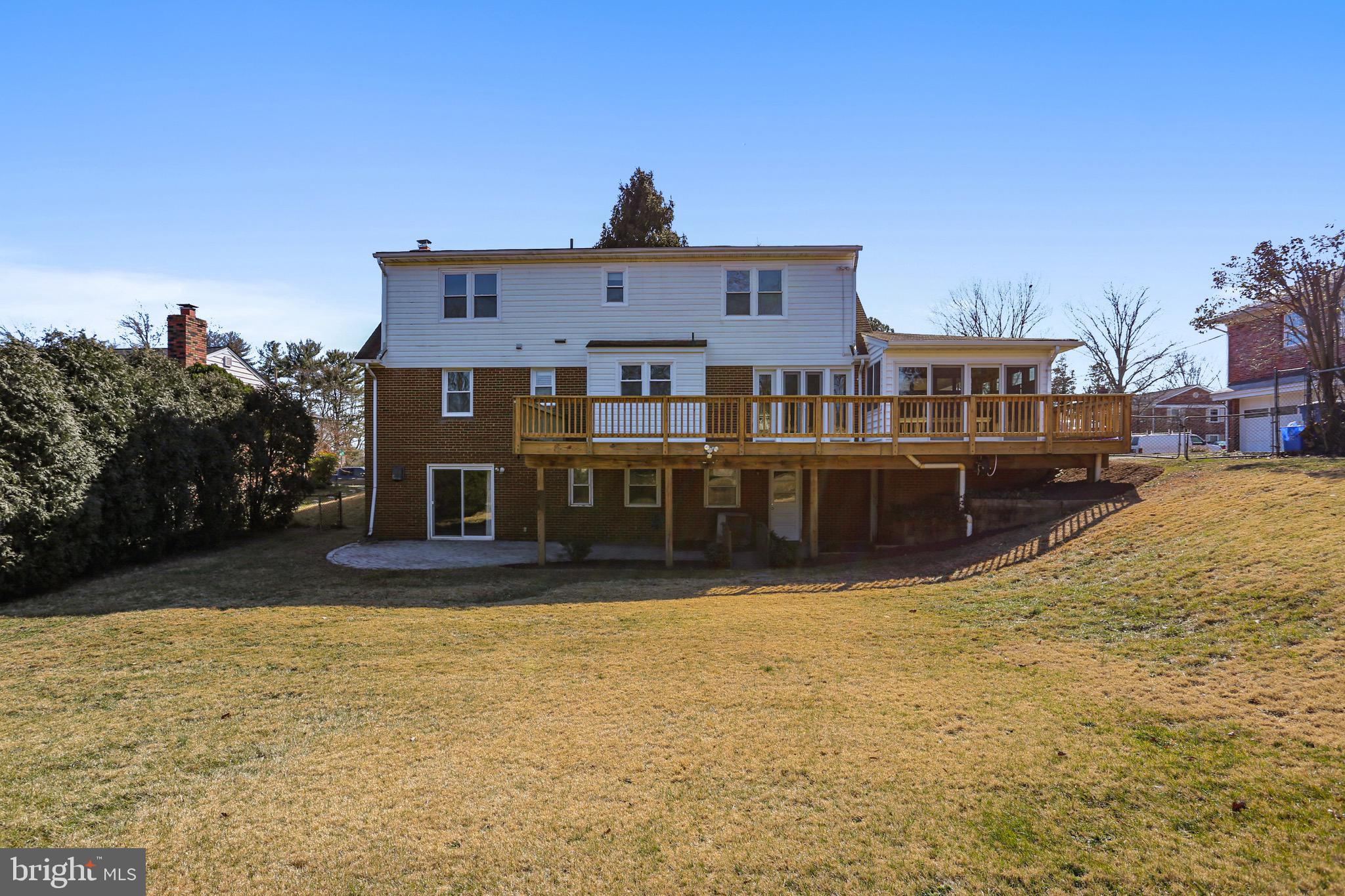 808 Winhall Way Silver Spring, MD 20904 - Photo 2 of 58 Rear elevation... deceiving from the street!