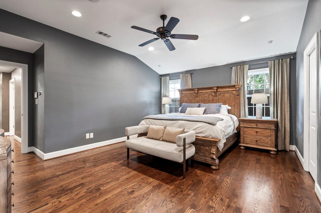 6446 Runnemede Lane Dallas, TX 75214 - Photo 10 of 23 a bed room with a bed and a window