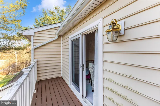 a view of a house with a deck