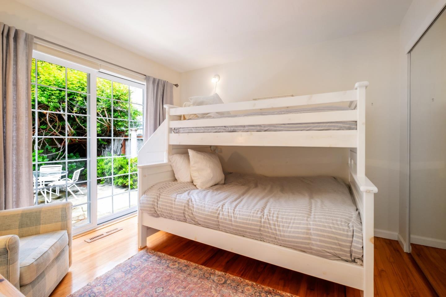 111 Farley Drive Aptos, CA 95003 - Photo 13 of 22 a bedroom with a bed and a large window with outer view