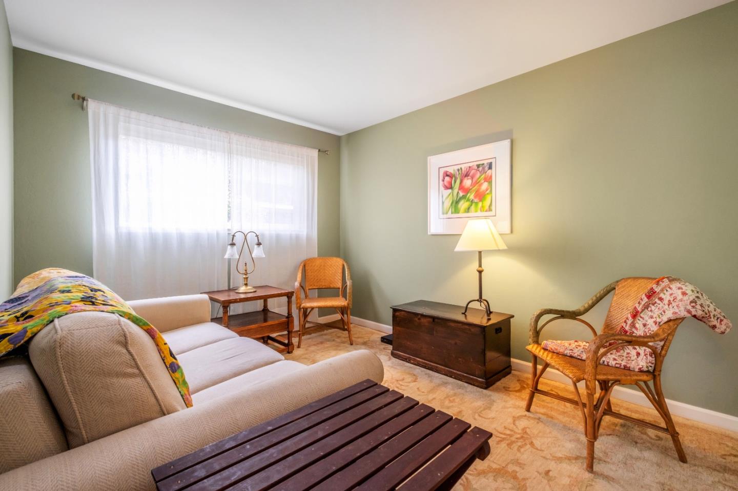 111 Farley Drive Aptos, CA 95003 - Photo 14 of 22 a bedroom with furniture and a lamp