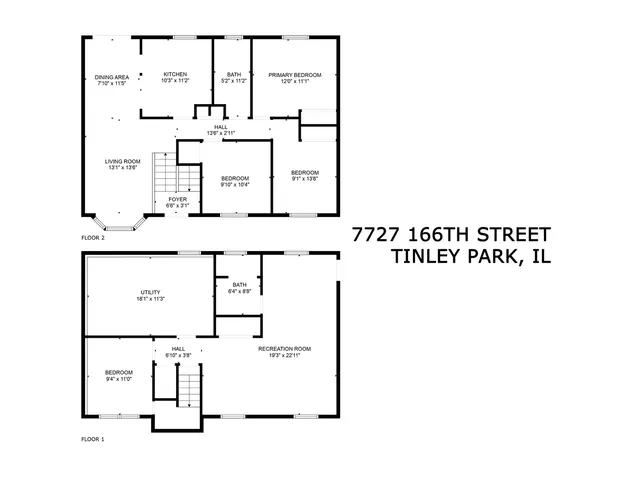 $355,000 | 7727 166th Street, Tinley Park, IL 60477