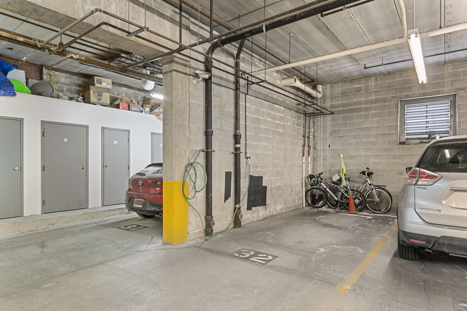 1301 West Washington Boulevard, Unit 508 Chicago, IL 60607 - Photo 17 of 17 a view of a garage with a couch