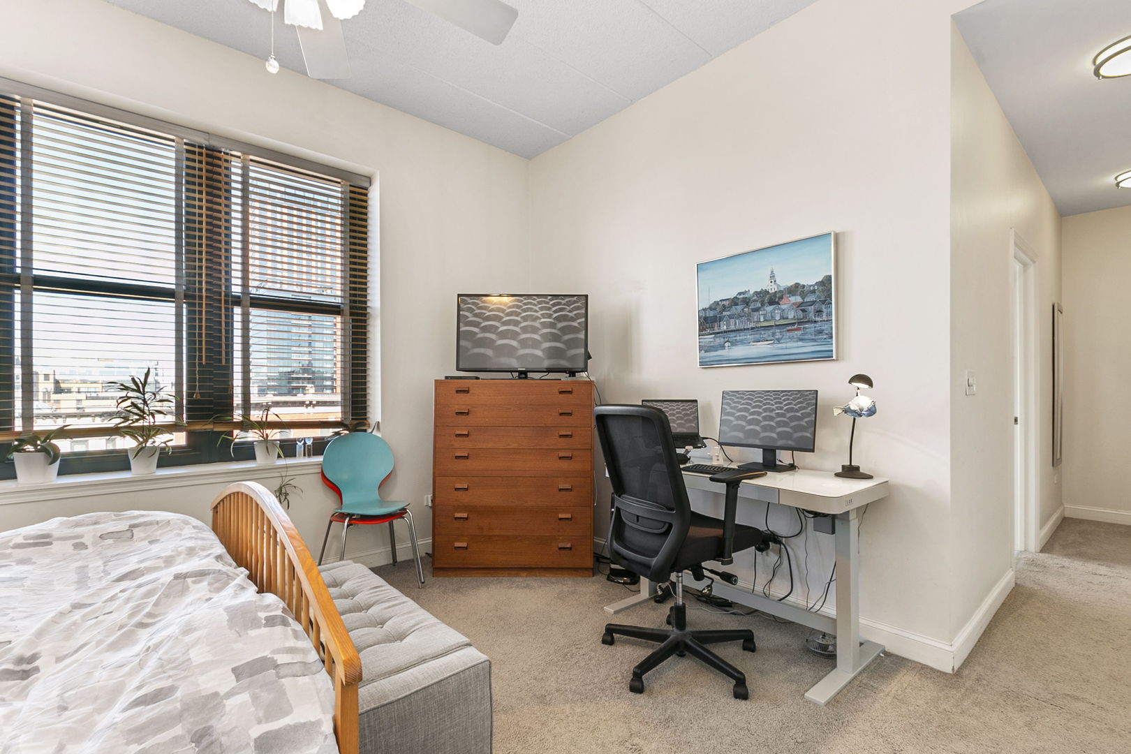 1301 West Washington Boulevard, Unit 508 Chicago, IL 60607 - Photo 9 of 17 a workspace with furniture and a window