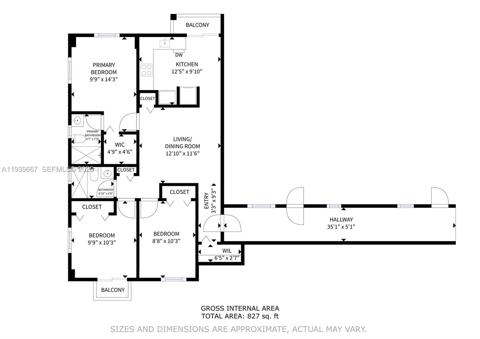 199 Southwest 12th Avenue, Unit 313E Miami, FL 33130 - Photo 21 of 21 a picture of floor plan