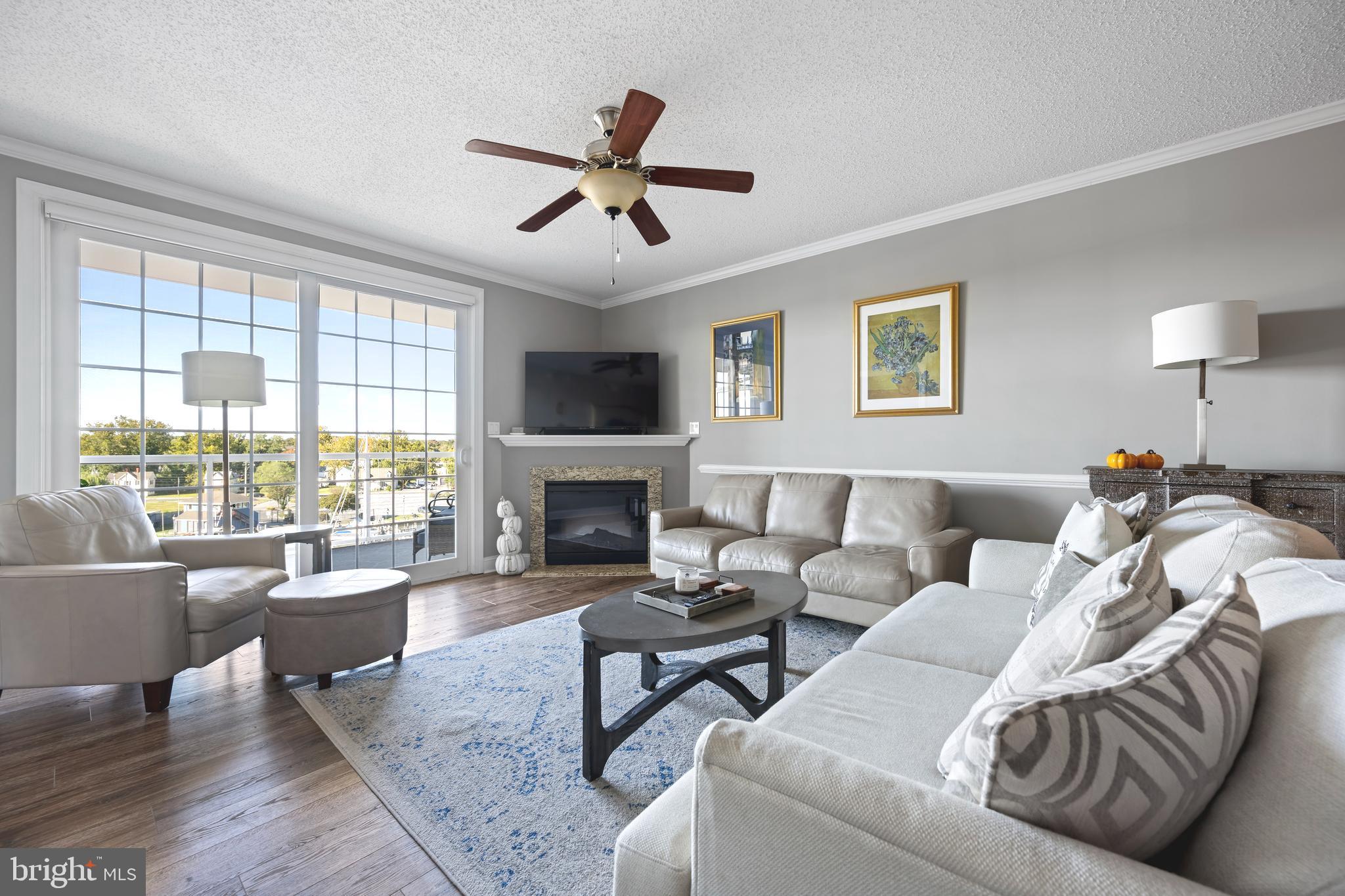 530 Riverside Drive, Unit 502 Salisbury, MD 21801 - Photo 10 of 42 Living Area w fireplace