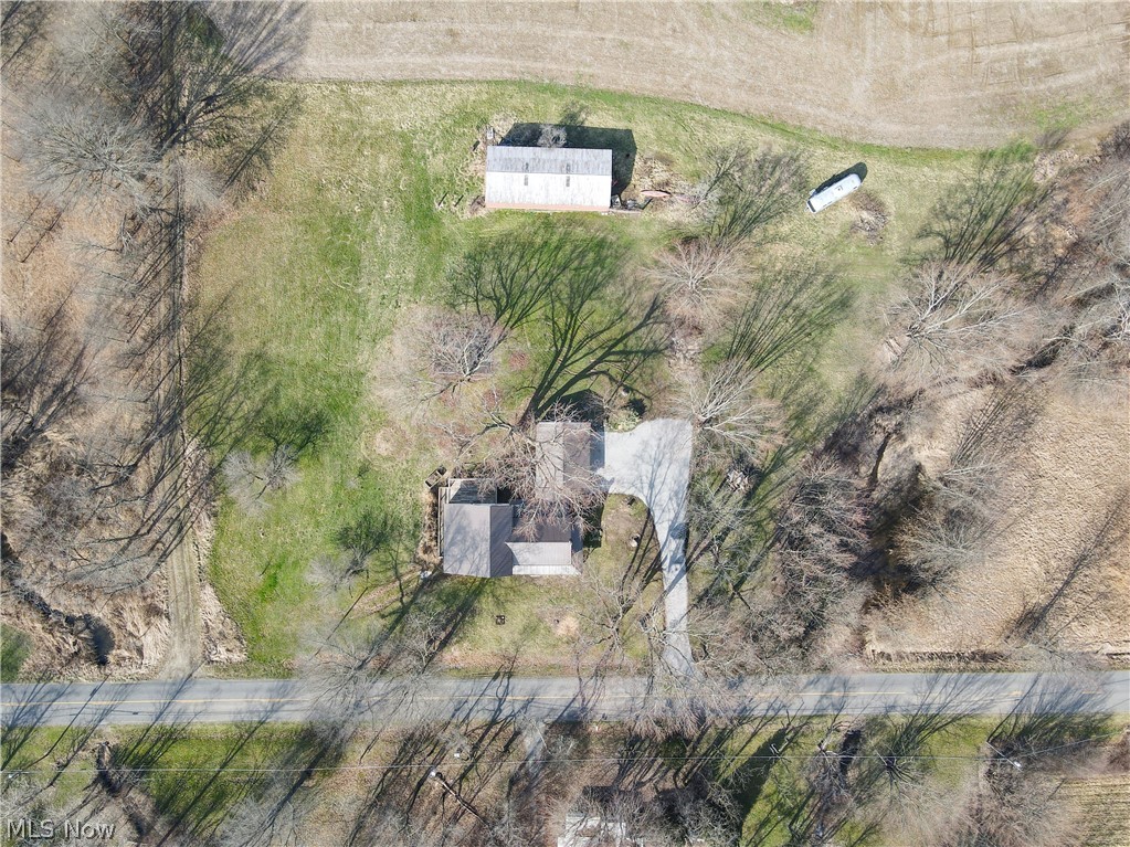 2081 Stroup Road Atwater, OH 44201 - Photo 16 of 48 Drone / aerial view with a rural view