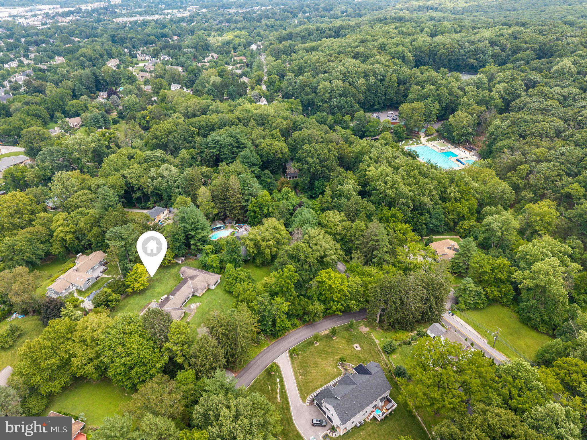 1162 Dewitt Road Wayne, PA 19087 - Photo 48 of 49 Serene suburban oasis among trees.