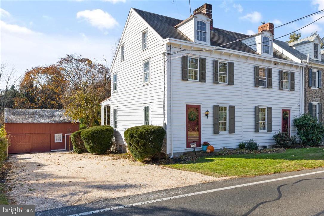 1507 River Road New Hope, PA 18938 - Photo 1 of 22 Charming white colonial with lush greenery.