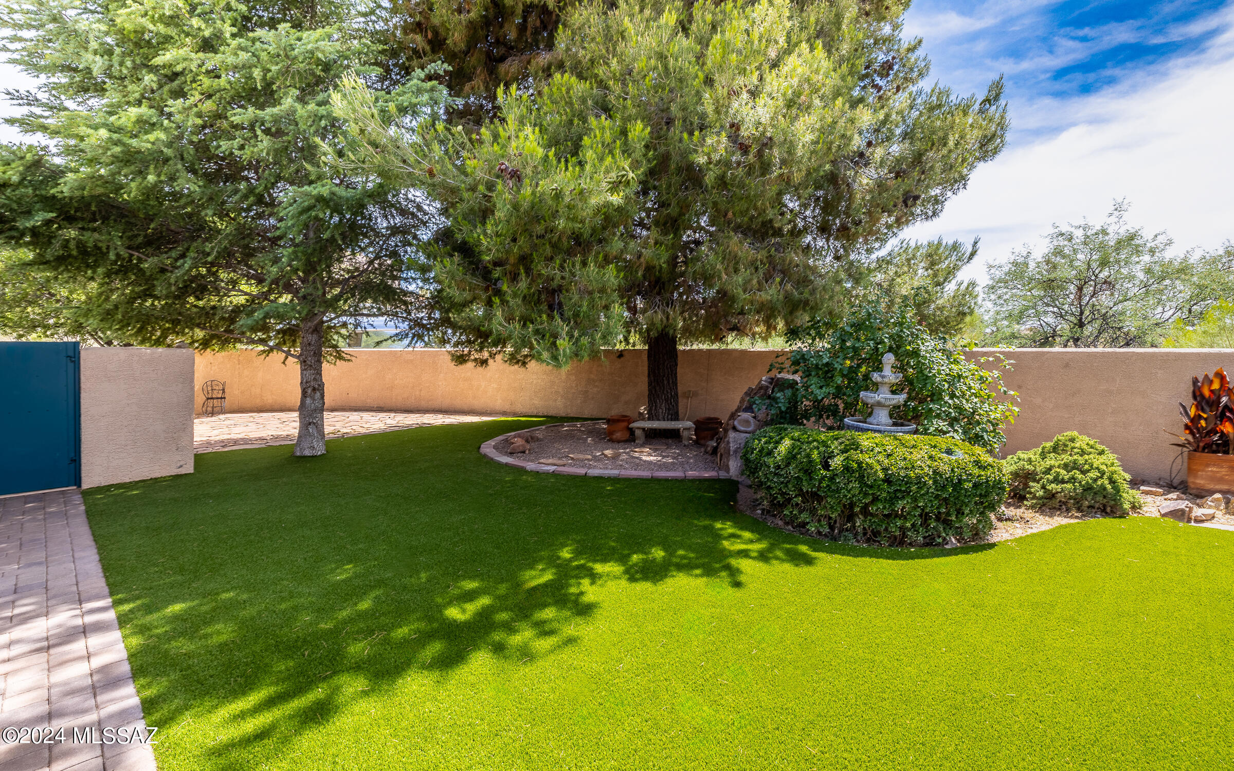 341 Sharon Road Vail, AZ 85641 - Photo 32 of 50 a view of a garden with a tree