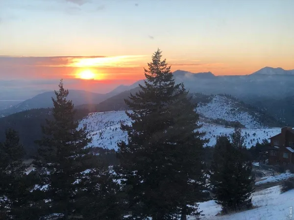 a view of outdoor space with seating