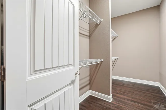 a view of a door and chair