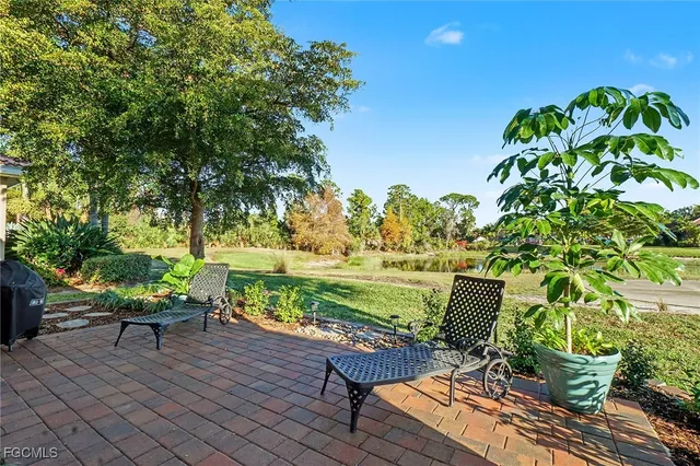 a view of out door space and lounge chairs