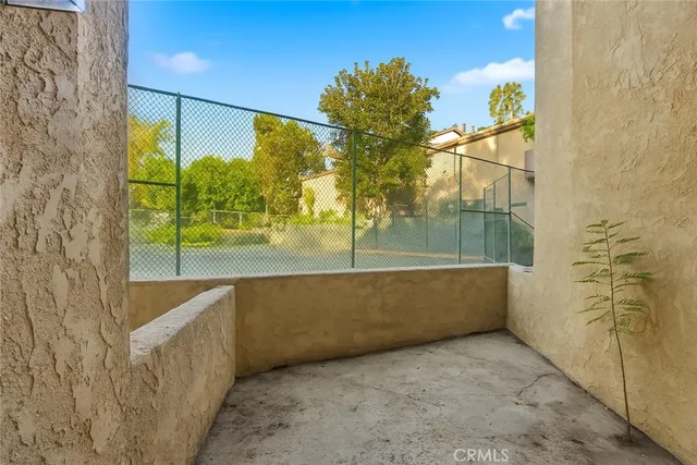 a view of balcony with couch