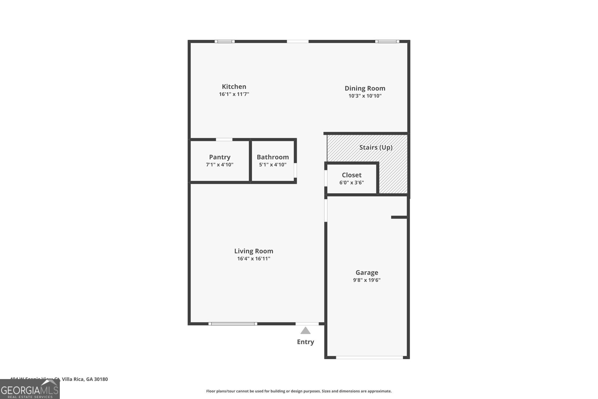 404 Scenic View Court Villa Rica, GA 30180 - Photo 16 of 17 a picture of a floor plan
