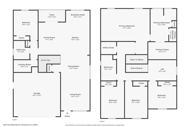 $649,900 | 5625 Caranday Palm Drive, Greenacres, FL 33463