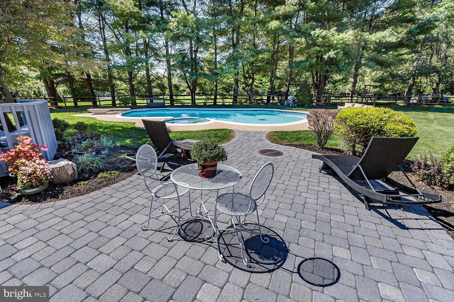 20 Meadowview Drive Shamong, NJ 08088 - Photo 36 of 40 Paver patio leads to the pool area
