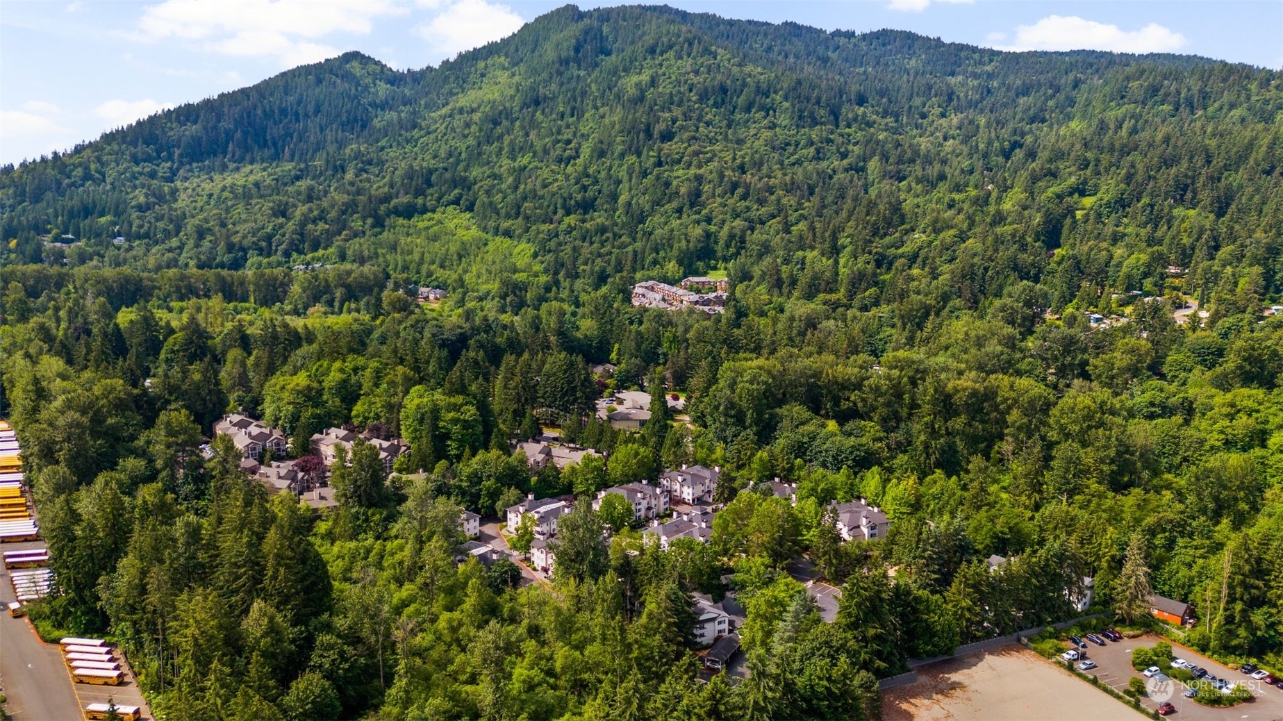 580 Front Street South, Unit C113 Issaquah, WA 98027 - Photo 30 of 31 a view of a lush green forest with a building