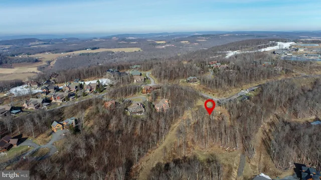 a view of a houses with a forest