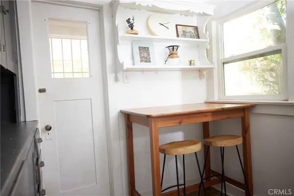 a view of workspace with a window