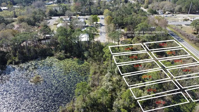 a backyard of a house with lots of green space and fog