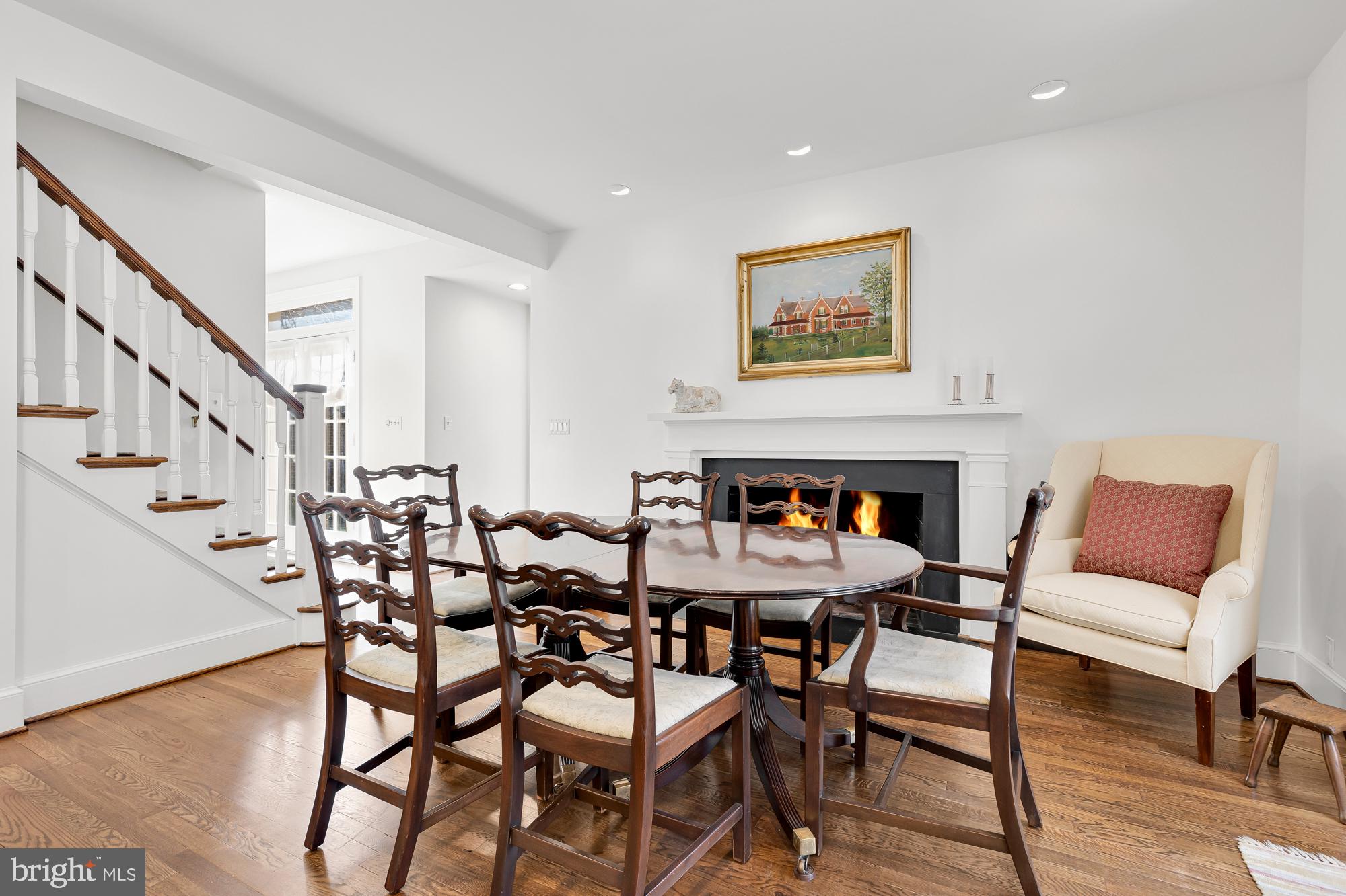 10004 Iron Gate Road Potomac, MD 20854 - Photo 24 of 45 Breakfast Room & Back Staircase