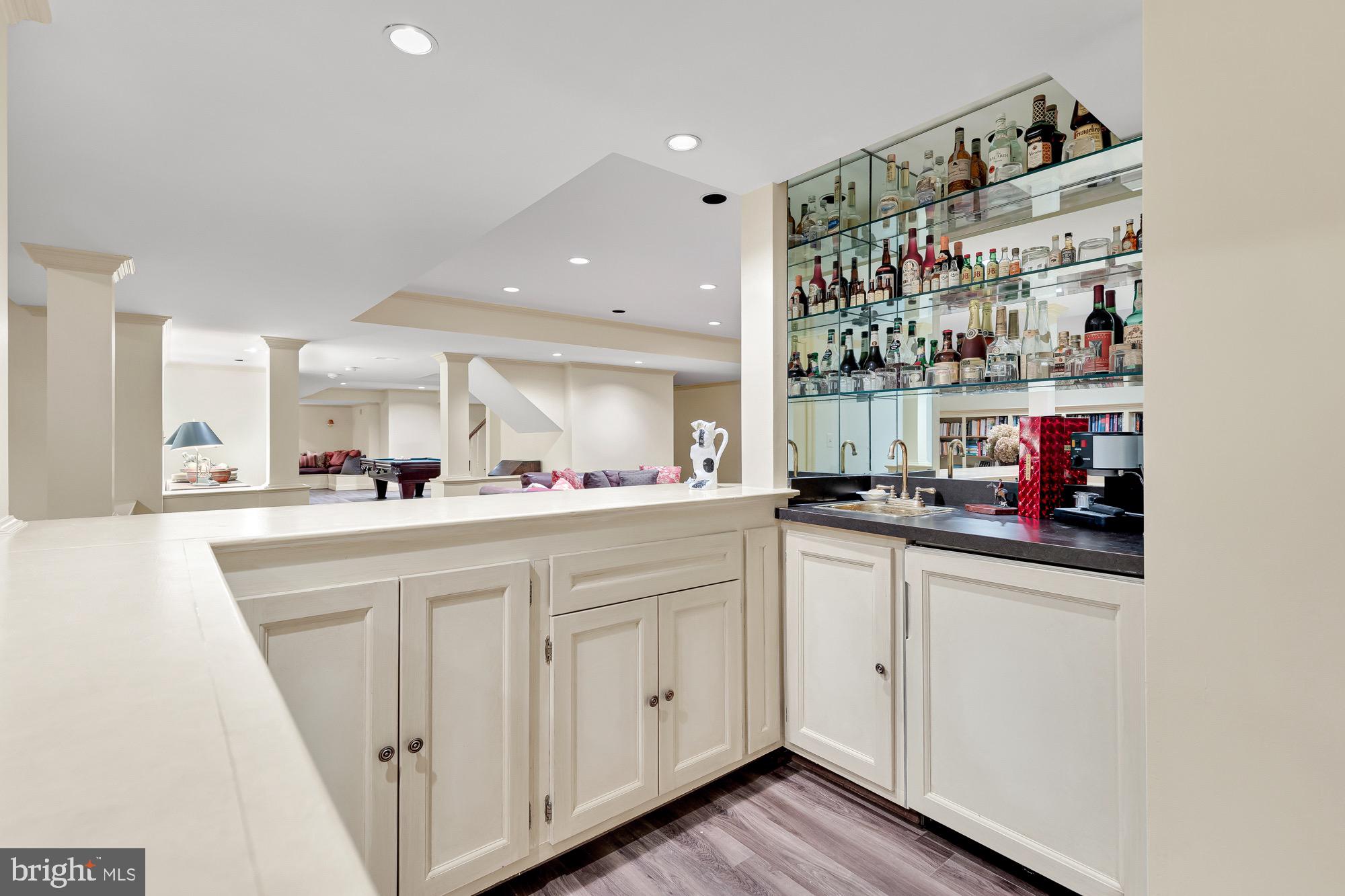 10004 Iron Gate Road Potomac, MD 20854 - Photo 41 of 45 Lower Level Wet Bar