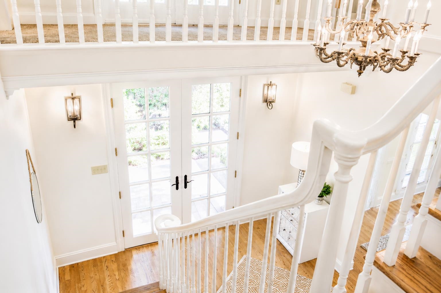 565 Schaeffer Loop Eads, TN 38028 - Photo 8 of 40 a view of a balcony with wooden floor and windows